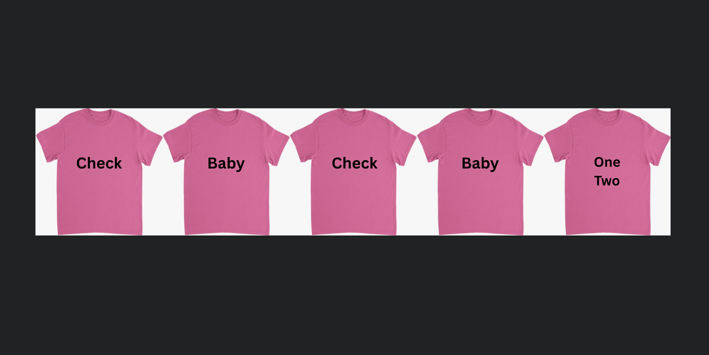Check Baby Check Baby One Two